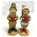 S/2 Christmas Caroler Figurines 6' Tall