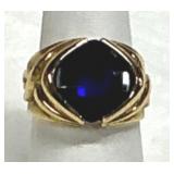 Ross Simons Amethyst Gold Vermeil Ring Sz 7