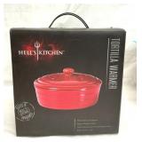 Hell's Kitchen Tortilla Warmer Oven, MW & DW Safe