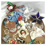 Assorted Christmas Ornaments Box Lot