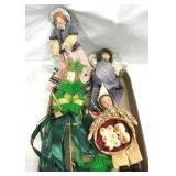 Box of Assorted Hand Made Dolls