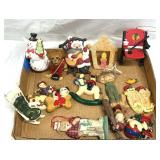 Assorted Christmas Ornaments Box Lot