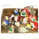 Assorted Christmas Ornaments Box Lot