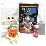 Halloween Bubblin' Bones Skeleton Blows Bubbles