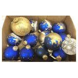Assorted Christmas Ornaments Blown Glass