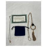 Magnifying Glass & Diamond/Sapphire Necklaces