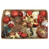 Assorted Christmas Ornaments Blown Glass, Etc.