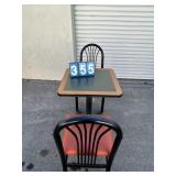 TABLE W/ 2 CHAIRS