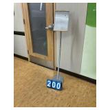 METAL SIGN STAND