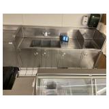 STAINLESS STEEL SINK/ 4 COMPARTMENTS