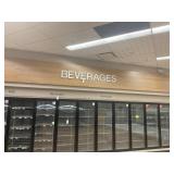 SIGN 'BEVERAGES'