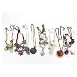 Group of Fashion Costume Necklaces