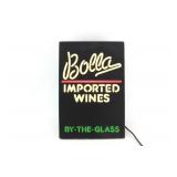 Bolla Imported Wines By The Glass Light Up Sign
