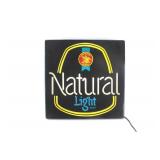 Natural Light Beer Electric Light Up Bar Sign