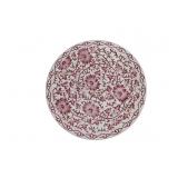 A Chinese Iron-Red Porcelain Charger