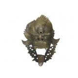 Chinese Bronze Dragon Wall Candle Holder