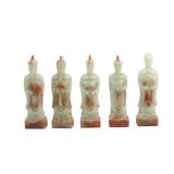 Five Chinese Hardstone Qing Emperor Figure Seals