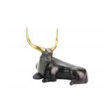 Loet Vanderveen Bronze Longhorn Sculpture