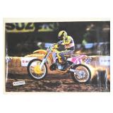 Bob Hannah Signed Suzuki Motocross Poster