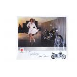 Signed Suzuki Intruder Motorcycle Poster