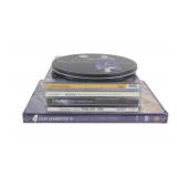 Six Sets of Various Audio CDs & Video DVDs