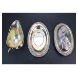 Four Vintage Silverplate Holloware Pieces