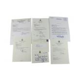 Six US Congressional and Senate Signed Letters
