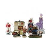 SEVEN VARIOUS COCA-COLA FIGURINES