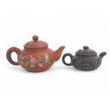 Two Chinese Yixing Zisha Clay teapots