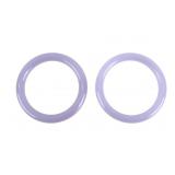 Two Lavender Hardstone Bangles