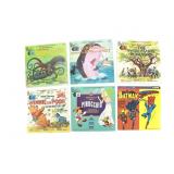 Six Children's 7-inch Vinyl Audio Records