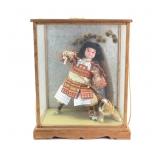 Japanese Samurai Warrior Doll with Tiger