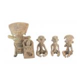 Pre-Columbian Style Clay Figure Group