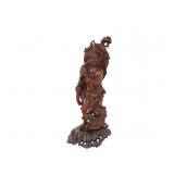 Chinese Carved Boxwood Immortal Figure