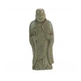Antique Chinese Hardstone Carved Buddha Figure