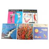 Five 12-inch Vinyl Audio Records