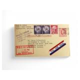 1957 Air Mail Postal Card from Maryland to Germany