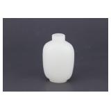A White Peking Glass Snuff Bottle