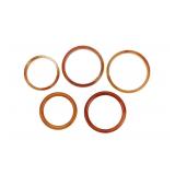 Five Assorted Hardstone Bangles