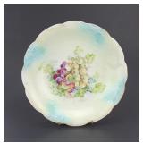 Antique Limoges Grape Motif Porcelain Plate