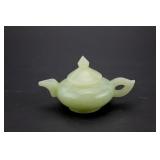 Chinese Jade Miniature Teapot with Lid