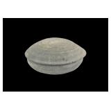 AN ANTIQUE CHINESE POTTERY LIDDED BOWL