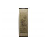Framed Chinese Silk Painting, Immortal Figure