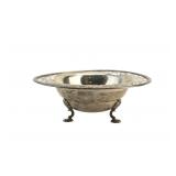 S & E Sterling Footed Bowl with Pierced Rim