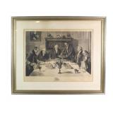Roast Beef of Old England Signed Etching