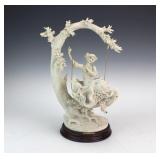 Armani Young Lady on Swing Figurine