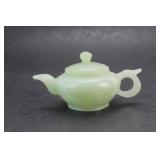 Miniature Celadon Jade Teapot