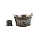 Two Silverplates Table items