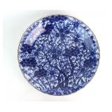 Large Blue & White Blossom Pattern Platter