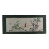 Chinese Scholar Landscape Watercolor Painting